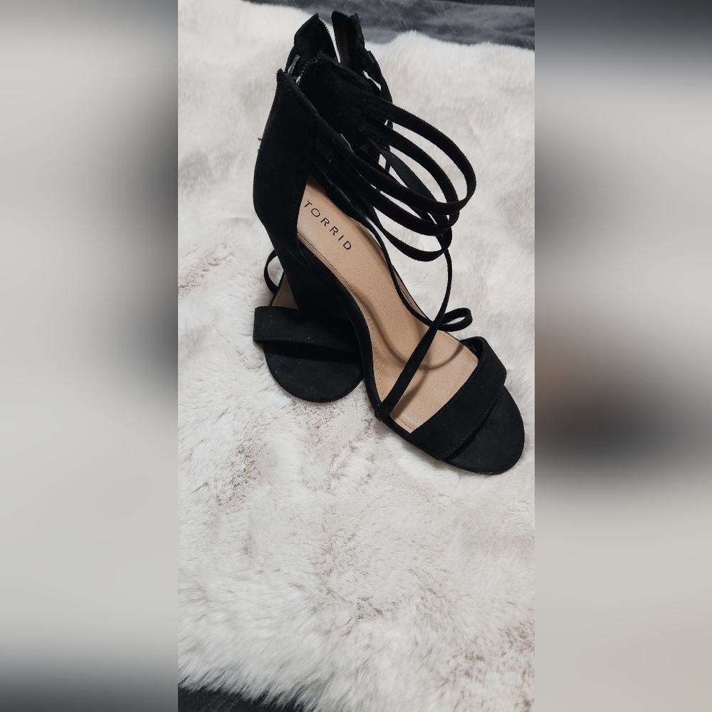 Torrid strappy wedge heel